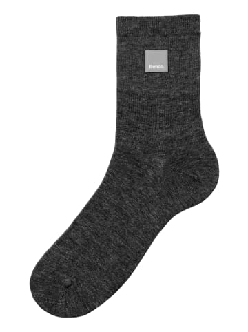 Bench Basicsocken in 2x schwarz, 1x anthrazit meliert, 1x grau meliert