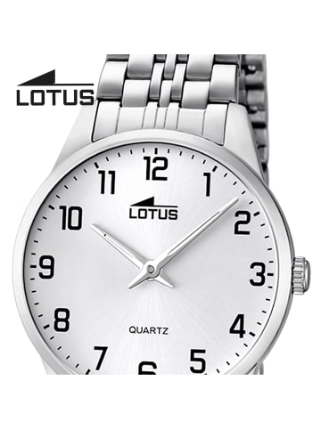 Lotus Analog-Armbanduhr Lotus Classic silber mittel (ca. 30,5mm)