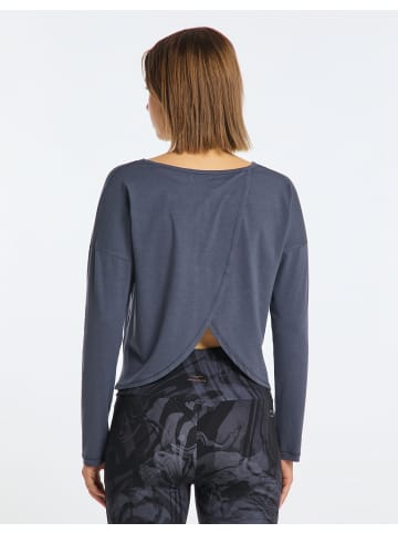 Venice Beach Rundhalsshirt VB ILA in blue smoke