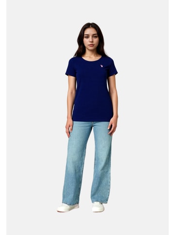 U.S. Polo Assn. T-Shirt 'Rundhals' in dunkelblau