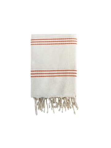 Le Comptoir de la Plage Hamamtuch "Calliope XL"in Beige/ Orange 