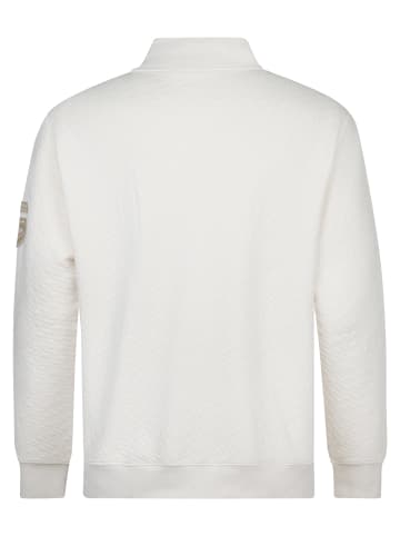 Petrol Industries Casual Strickjacke in Übergröße Kilómetro in Weiß