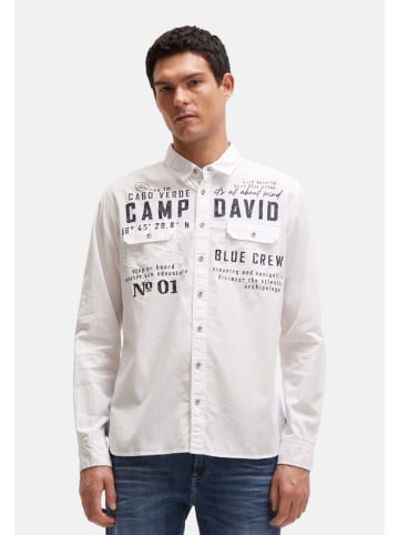 CAMP DAVID  Hemd 'Cabo Verde' in weiß