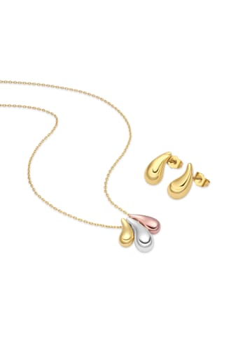 Luxenter Set Necon mit 18 Karat Silber-, Roségold- und Gelbgold-Finish – NECON