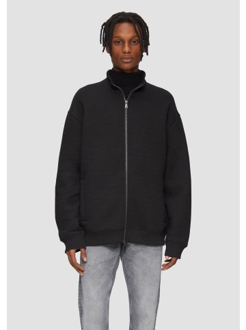 QS Sweatshirt Jacke in 9999_schwarz