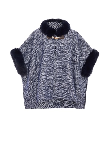 fraully Poncho in Marine