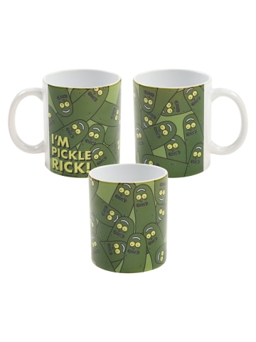 Rick and Morty Rick and Morty Tasse I'm Pickle Rick Allover Kaffeetasse Becher 320ml in grün