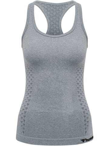 Hummel Hummel T-Shirt Hmlci Yoga Damen Dehnbarem Feuchtigkeitsabsorbierenden Nahtlosen in GREY MELANGE