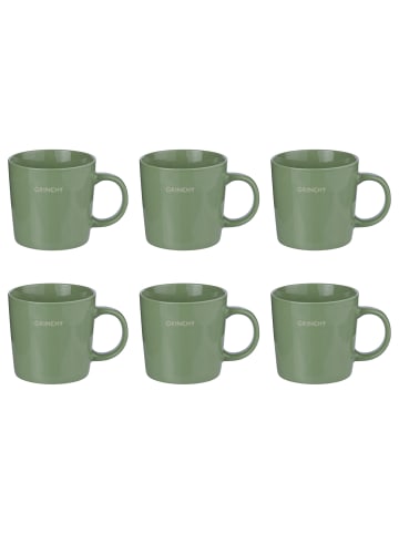 Butlers Tasse GOOD VIBES 6er-Set Grinchy in Grün