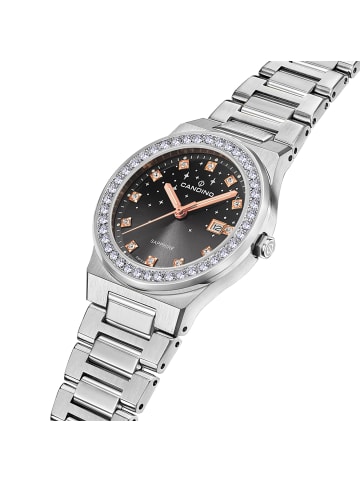 Candino Analog-Armbanduhr Candino Elegance silber mittel (ca. 34mm)