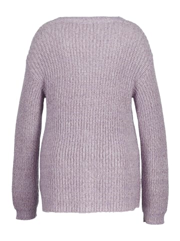 Ulla Popken Strickjacke in lavendel