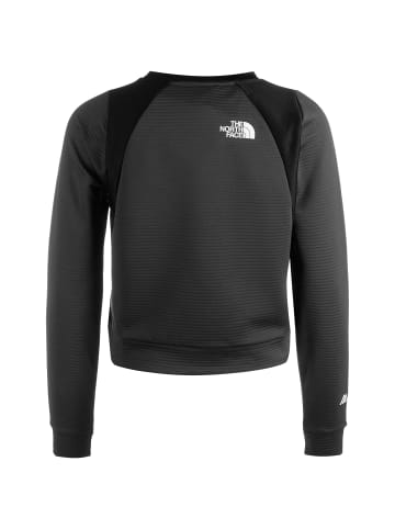 The North Face Sweatshirt Mountain Crew Fleece in dunkelgrau / schwarz