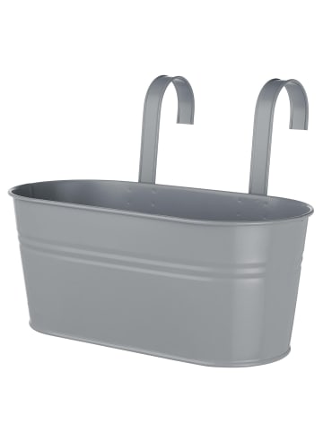 Butlers Hängetopf ZINC in Grau