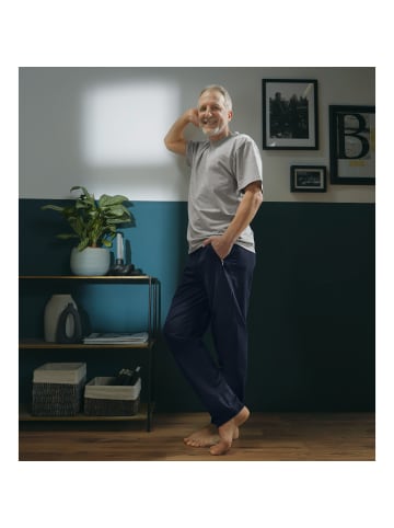 Erwin Müller Sweat Freizeithose 2er-Pack in dunkelblau