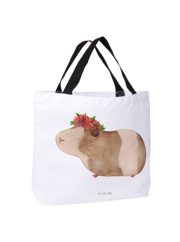 Mr. & Mrs. Panda Tote Bag Meerschweinchen Weisheit ohne Spruch in Weiß