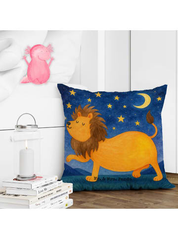 Mr. & Mrs. Panda Dekokissen Sternzeichen Löwe Design ohne Spruch in Weiß