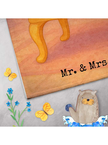 Mr. & Mrs. Panda Handtuch Gäste WC Einhorn Prinzessin Design ohn... in Weiß