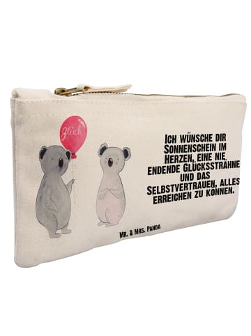 Mr. & Mrs. Panda Kosmetiktasche Koala Luftballon mit Spruch in Weiß