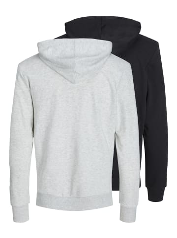 Jack & Jones 2er-Pack Kapuzenpullover in Black
