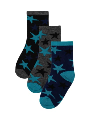 Minoti 3er. Set: Kurzsocken KB SOCK 64 in grün