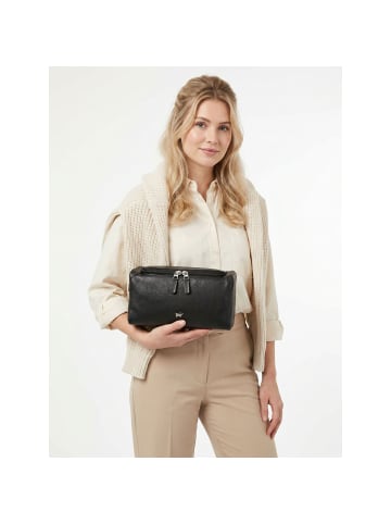 Braun Büffel Golf 3.0 Kulturbeutel Leder 26 cm in schwarz