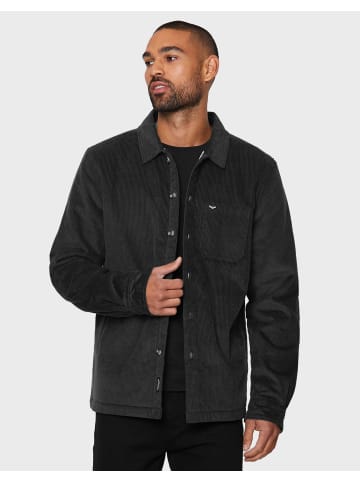 Threadbare Langarmhemd Cord Mercer in Black