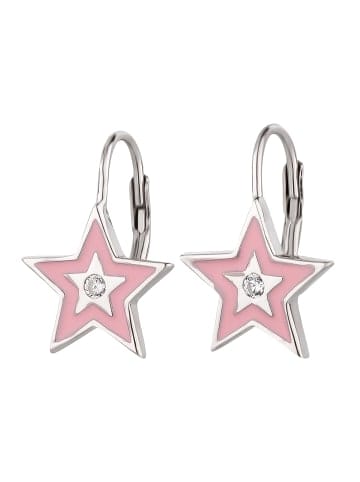 schmuck23 Silber Ohrringe 925 Stern 1,0 cm x 1,0 cm