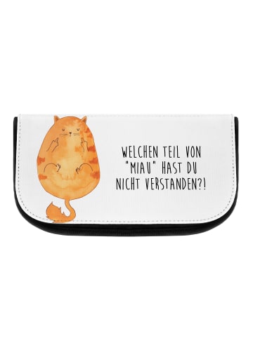 Mr. & Mrs. Panda Organizer Katze Mittelfinger mit Spruch in Weiß
