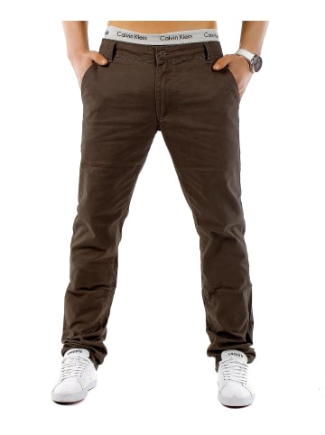 Arizona-Shopping Chino Hose MC Trendstr Stoff Jeans in Braun