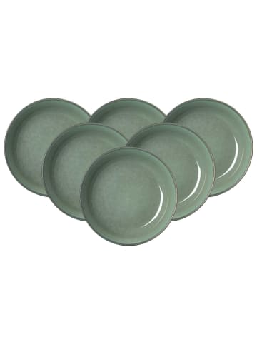 Ritzenhoff & Breker 6er Set Suppenteller Alicante ø 21 cm in Grün