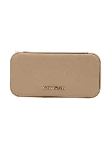 Carlo Colucci Schmucktasche DeGiovanni in Taupe