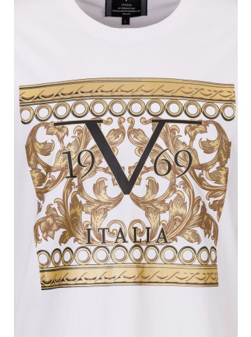 19V69 Italia by Versace T-Shirt Barocc in weiß