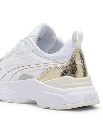 Puma Sneaker "Cassia Metallic Shine" in Weiß