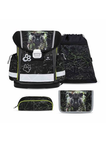 Belmil 4tlg-Set: Schulranzen Set Classy  Black Panther