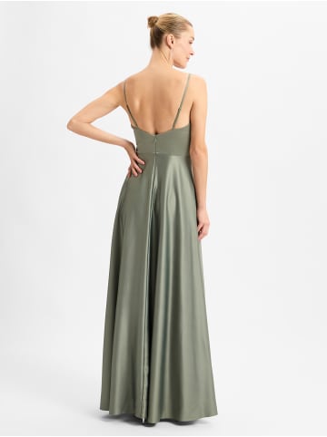 Marie Lund Abendkleid in khaki - 0002