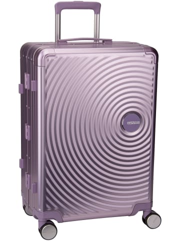 American Tourister Trolley Soundbox Alu Spinner 68 in Stormy Lilac