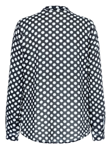 More & More Punktebluse in dots marine