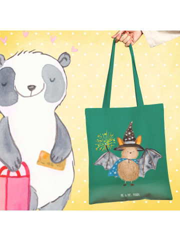 Mr. & Mrs. Panda Einkaufstasche Fledermaus Zauberer ohne Spruch in Mint