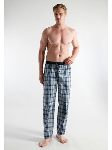 CECEBA Lange-Hose Canadian in blau-mittel-Karo
