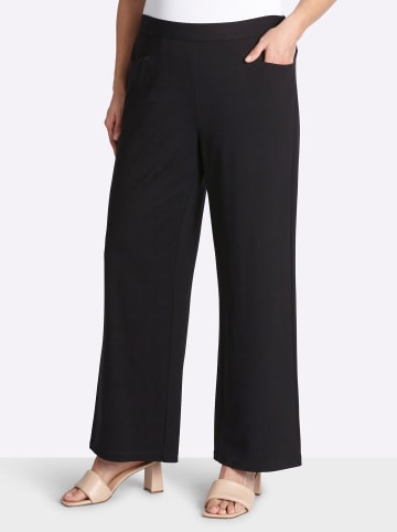 sheego Hose in schwarz