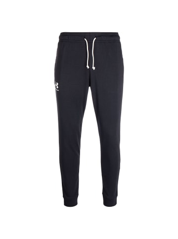 Under Armour Jogginghose Rival Terry in schwarz / weiß