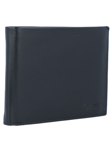Esquire New Silk Geldbörse Leder 12 cm schwarz
