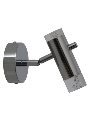 näve LED Spot "GARDA" in chrome - (L)14.5 cm x (B)9.7 cm x (H)15.5 cm - EEK G