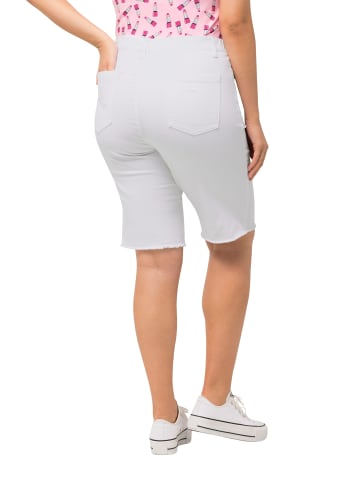 Ulla Popken Bermuda in schneeweiß