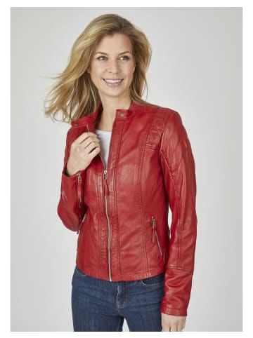 7eleven Lederjacke Linny in Rot