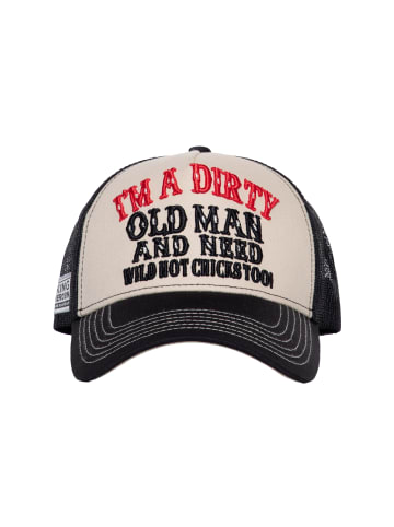 King Kerosin King Kerosin Trucker Cap Dirty Old Man in beige
