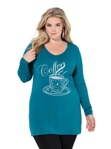 MIAMODA Shirt in dunkles petrol