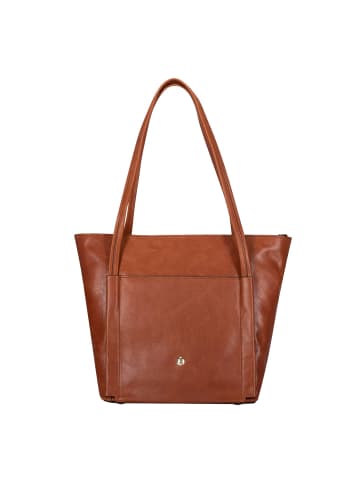Jekyll & Hide Paris Schultertasche RFID Schutz Leder 36 cm in tan