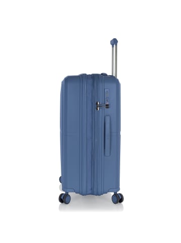 Heys AirLite 4 Rollen Trolley M 66 cm mit Dehnfalte blue