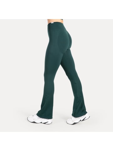SMILODOX Schlaghose Leggings Aylin Scrunch in Petrol